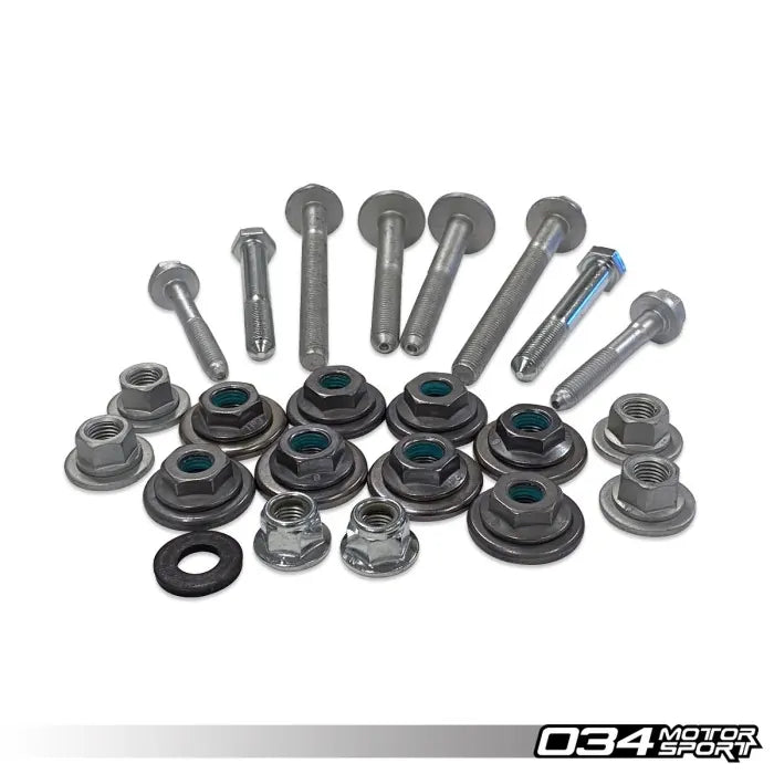034Motorsport Lower Control Arm M12 Hardware Kit for B8/B8.5 Audi A4/S4/RS4, A5/S5/RS5, Q5/SQ5, C7/C7.5 A6/S6/RS6, A7/S7/RS7, & 95B Porsche Macan