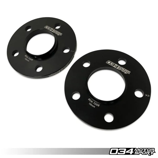 Wheel Spacer Pair, 10mm, Audi & BMW 5x112mm with 66.6mm Center Bore
