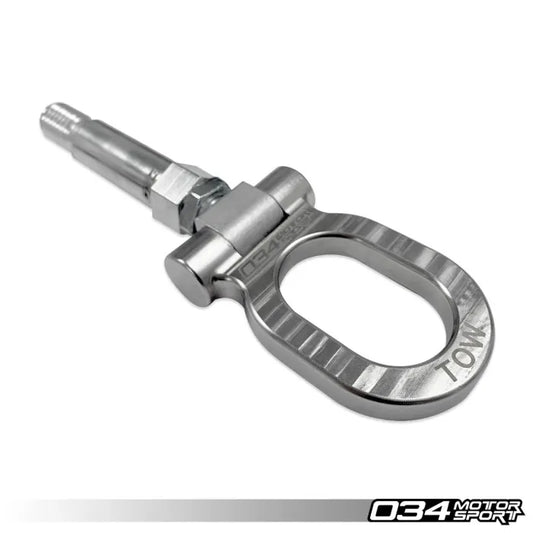 Motorsport Stainless Steel Tow Hook - 105mm for Audi MQB/B8/B8.5/B9 and Volkswagen MQB