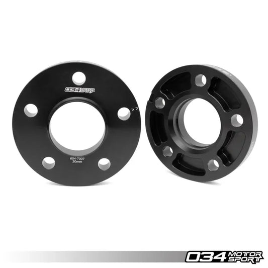 Wheel Spacer Pair, 20mm, Audi & BMW 5x112mm with 66.6mm Center Bore