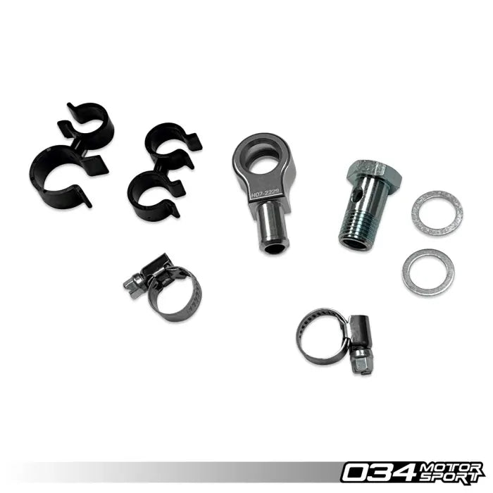 034Motorsport Billet Aluminum DSG Breather Catch Can Kit for Audi 8V.5 RS3