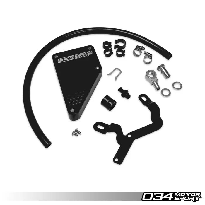 034Motorsport Billet Aluminum DSG Breather Catch Can Kit for Audi 8V/8V.5 A3/S3