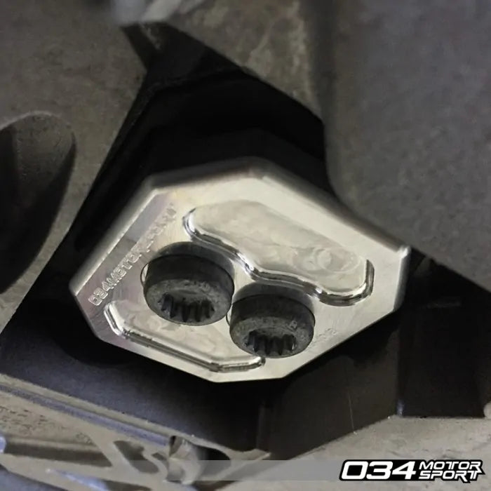 034Motorsport Transmission Mount Insert, C7 Audi A6/S6/RS6 & A7/S7/RS7, 4M/4M.5 Q7 Billet Aluminum