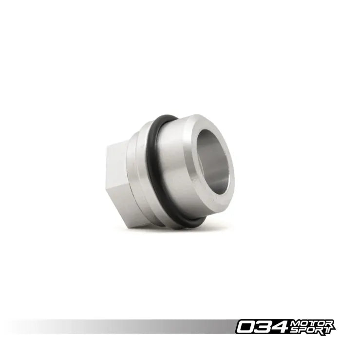 Block Breather Adapter, Audi/Volkswagen 1.8T, Billet Aluminum, Threaded 3/4" NPT
