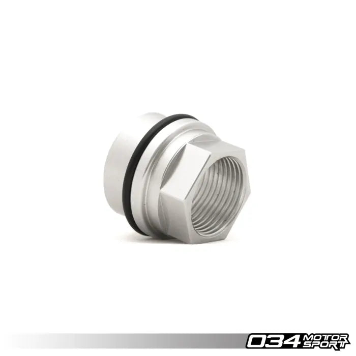 Block Breather Adapter, Audi/Volkswagen 1.8T, Billet Aluminum, Threaded 3/4" NPT