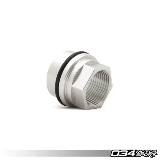 Block Breather Adapter, Audi/Volkswagen 1.8T, Billet Aluminum, Threaded 3/4" NPT