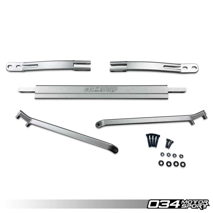 034Motorsport Front Strut Brace, B8/B8.5 Audi Q5/SQ5, Billet Aluminum