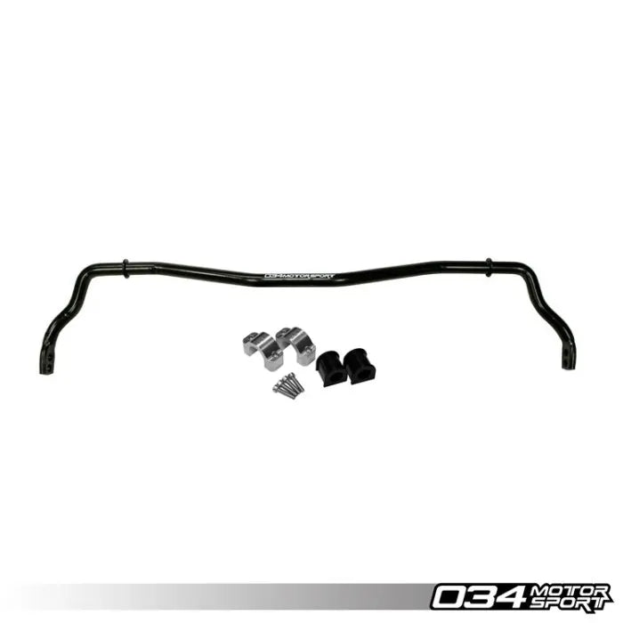 034Motorsport Solid Rear Sway Bar, B6/B7 Audi A4/S4/RS4 Quattro & FWD, Adjustable