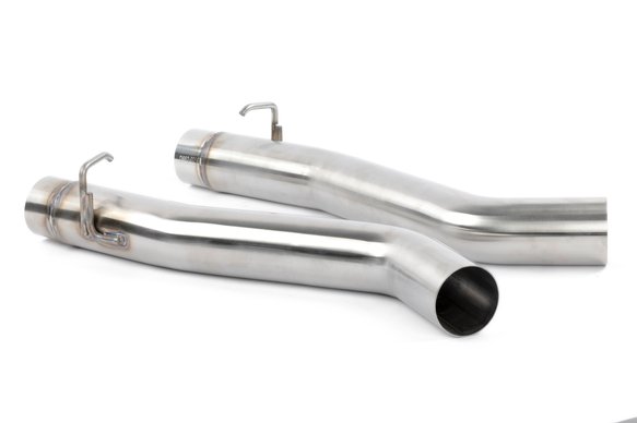 Dinan Valved Axle-Back Exhaust - 2020-2025 BMW X5M/X6M Stainless Steel - Polished Tips - F95/F96