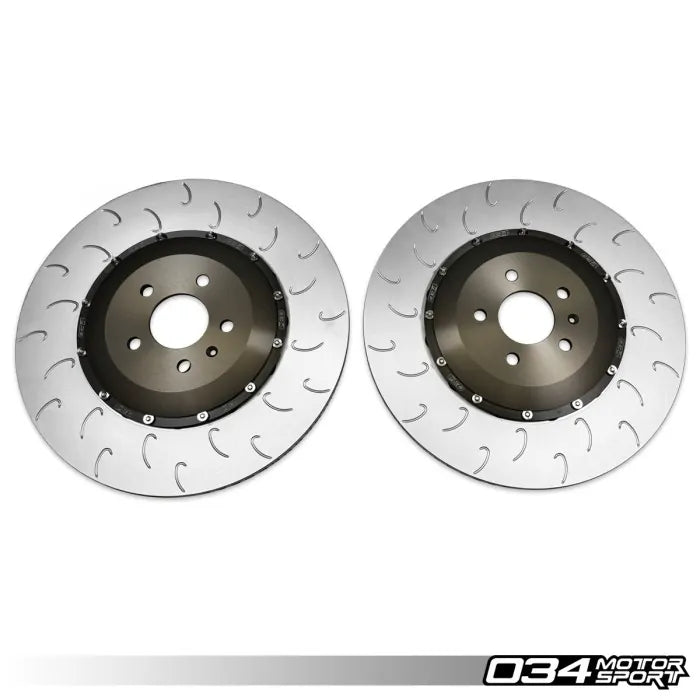 2-Piece Floating Front Brake Rotor Upgrade Kit for Audi 4M/4M.5 SQ7/SQ8