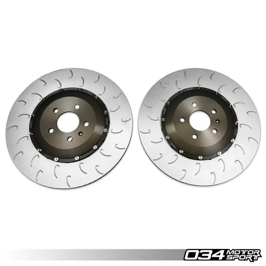 2-Piece Floating Front Brake Rotor Upgrade Kit for Audi 4M/4M.5 SQ7/SQ8