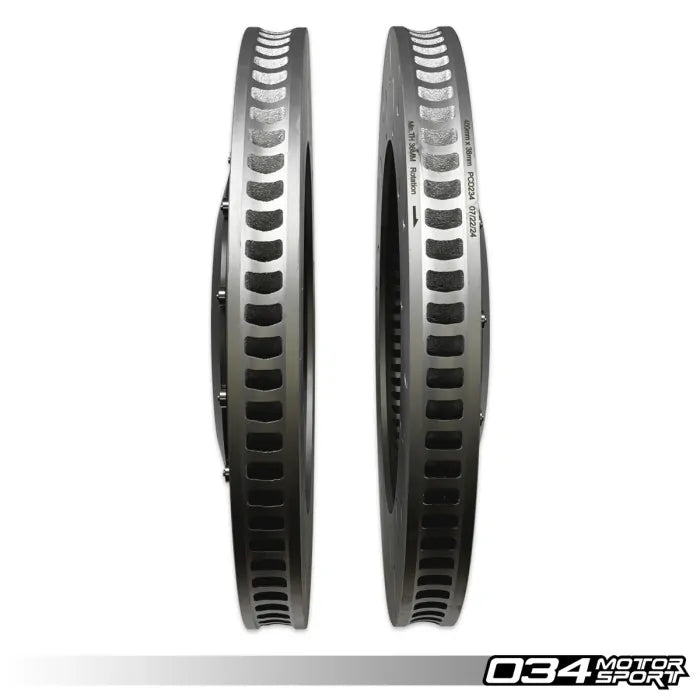 2-Piece Floating Front Brake Rotor Upgrade Kit for Audi 4M/4M.5 SQ7/SQ8