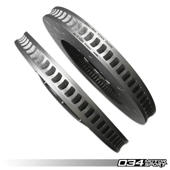 2-Piece Floating Front Brake Rotor Upgrade Kit for Audi 4M/4M.5 SQ7/SQ8