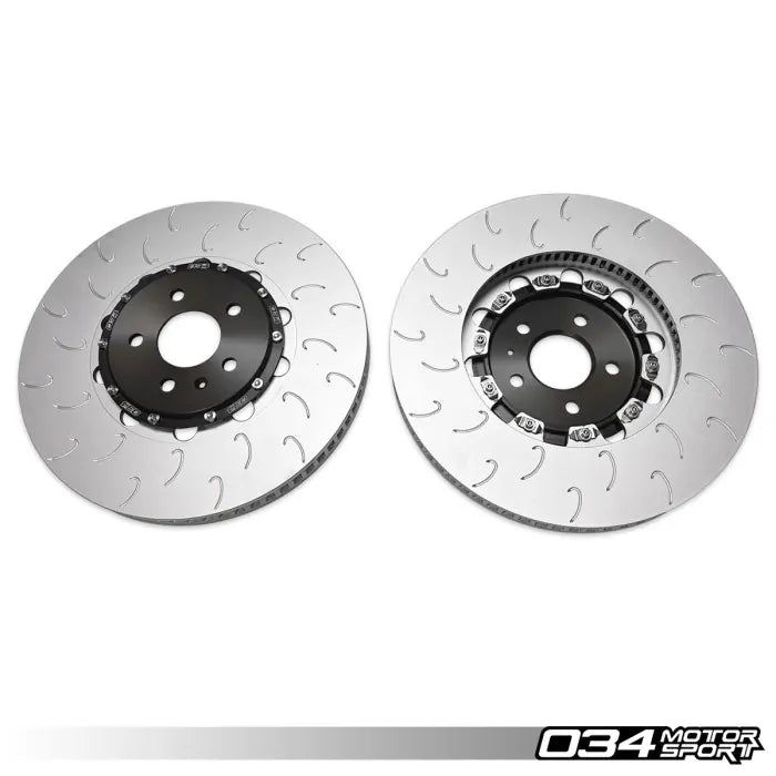 2-Piece Floating Front Brake Rotor Upgrade Kit for Audi B8/8.5 SQ5 / A8/S8 D4