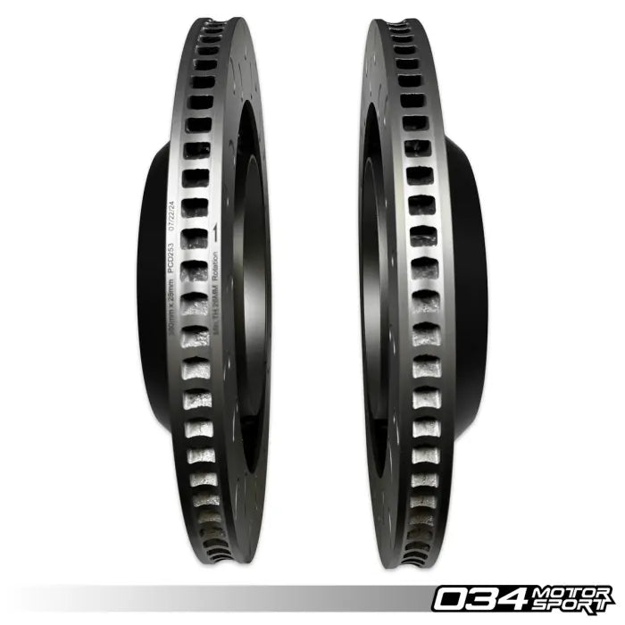 2-Piece Floating Rear Brake Rotor Upgrade Kit for F8X BMW M2 Competition/CS, M3/M4 C/CS, & M4 GTS (2NH/2NK Caliper)