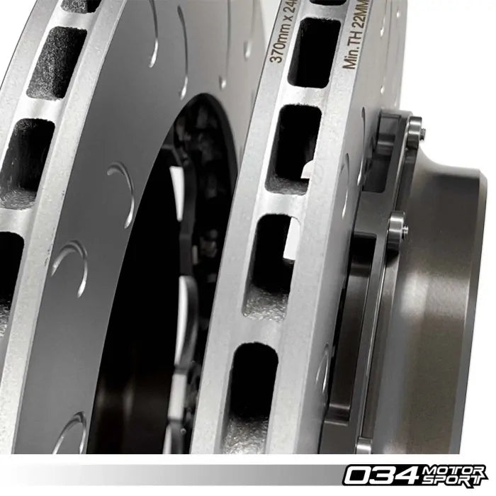 2-Piece Floating Rear Brake Rotor Upgrade Kit for F8x M2/M3/M4