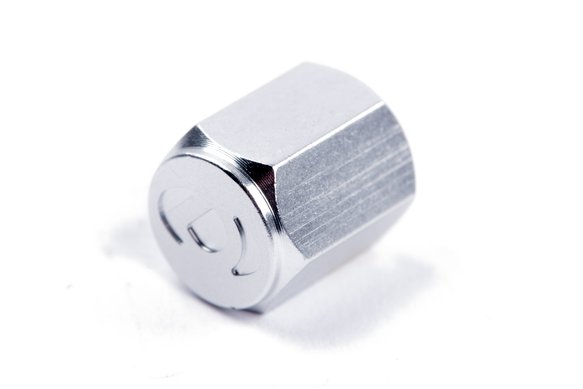 Dinan Valve Stem Caps Silver / Aluminum