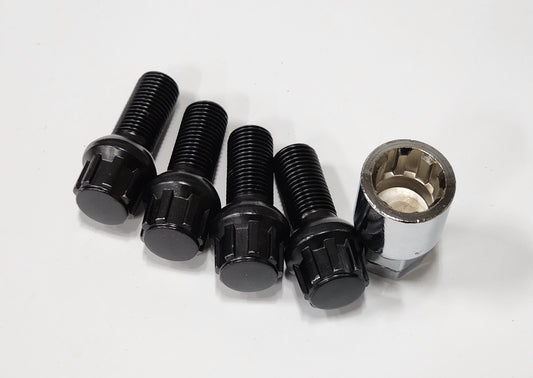 Wheel Lock Kit, OE length, Ball seat, (for OEM, Neuspeed, or other ball seat wheels)