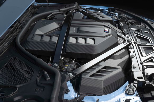 Dinan Matte Carbon Fiber Engine Cover - 2021-2025 BMW M2/M3/M4 Matte Carbon Fiber - G80/G82/G87