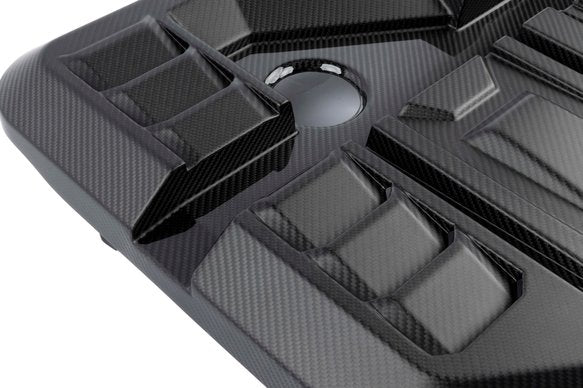 Dinan Matte Carbon Fiber Engine Cover - 2021-2025 BMW M2/M3/M4 Matte Carbon Fiber - G80/G82/G87