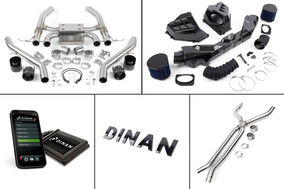 Dinan G8x M3/M4 Foundation Package (F1) Dinan PCU / Gloss Intake / Black Exhaust / X-Pipe