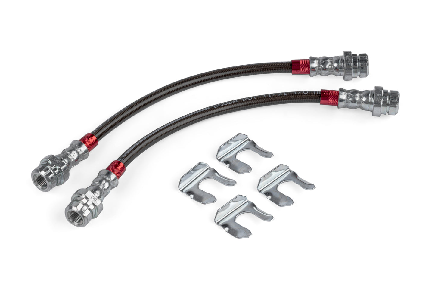 APR Braided Stainless Steel Brake Lines (Set of 2) - Rear
