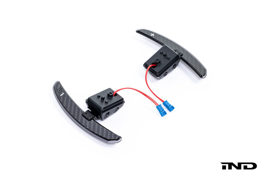 JQ Werks / MadTrace BMW F-Chassis Clubsport Magnetic Shift Paddle Set - Carbon V2