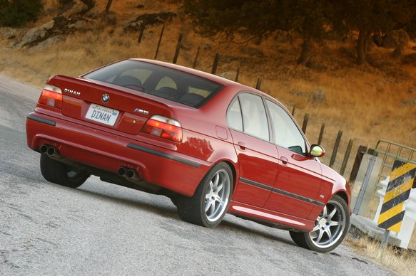 Dinan Free Flow Axle-Back Exhaust - 2000-2003 BMW M5 Stainless Steel - Polished Tips - E39