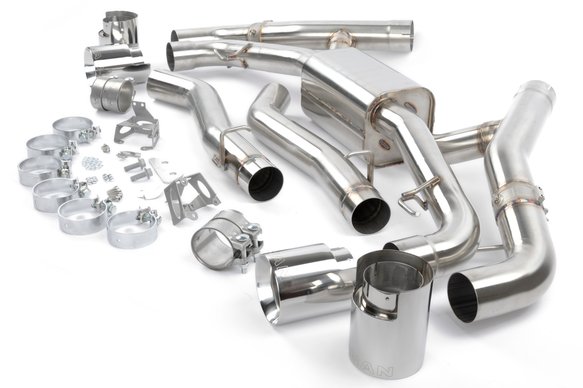 Dinan Valved Axle-Back Exhaust - 2020-2025 BMW X5M/X6M Stainless Steel - Polished Tips - F95/F96