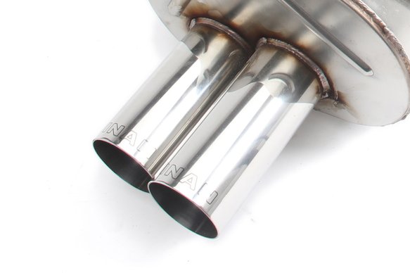 Dinan Free Flow Axle-Back Exhaust - BMW 325i/330i Stainless Steel - Polished Tips - E46