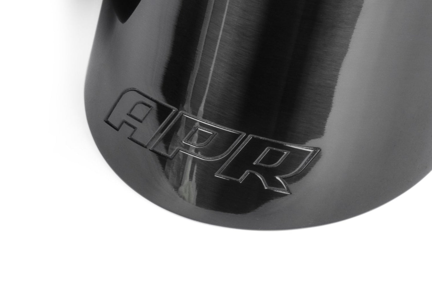 APR Double-Walled 4" Slash-Cut Tips (Polished Diamond Black) - Set of 2