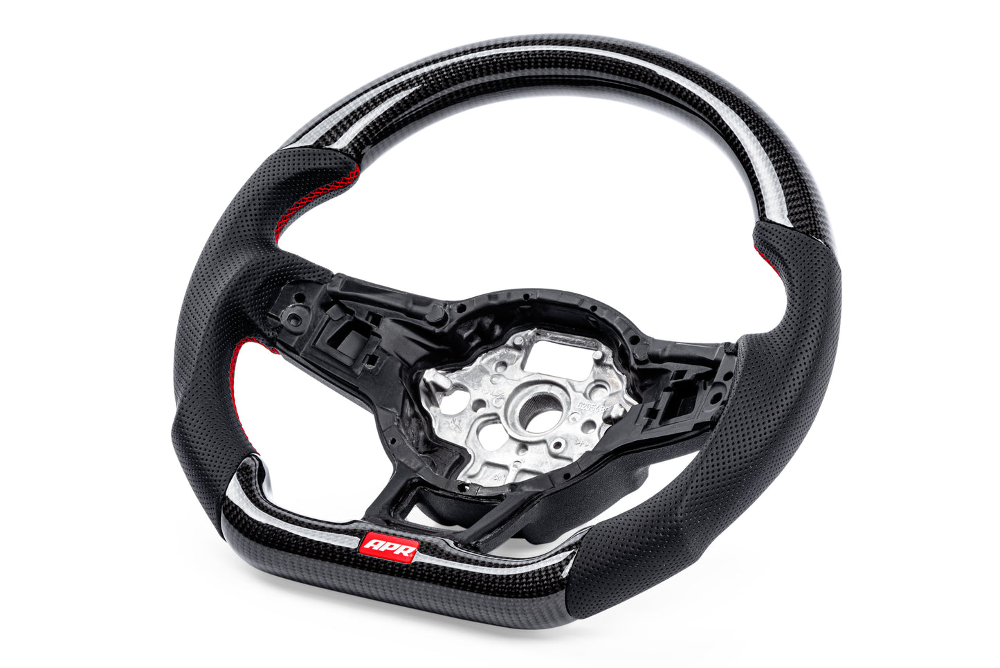 APR Steering Wheel - Carbon Fiber & Perforated Leather
MK7 GTI/GLI Red (For use with Paddles)