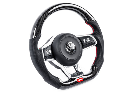 APR Steering Wheel - Carbon Fiber & Perforated Leather
MK7 GTI/GLI Red (For use with Paddles)