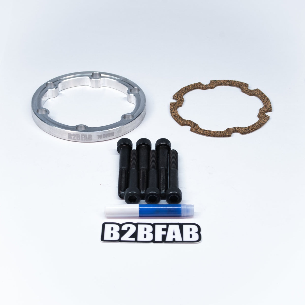 B2BFAB 100mm Axle Spacer Kit, For VW Mk7 | Mk6 | Mk5 |Mk4, One Kit Per Side