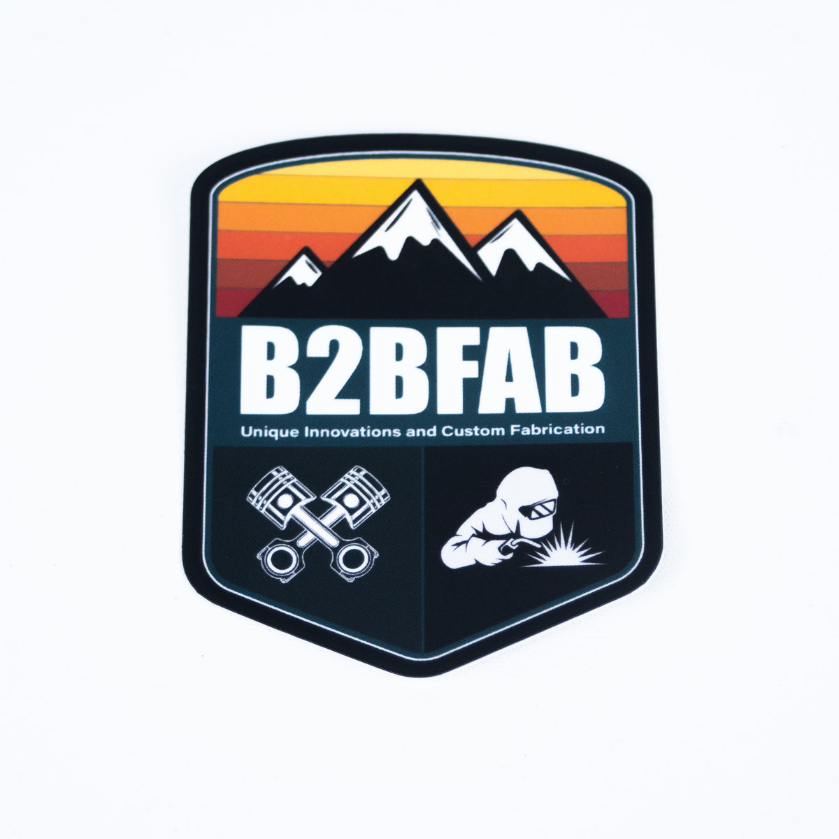 B2BFAB Shop Shield Sticker
