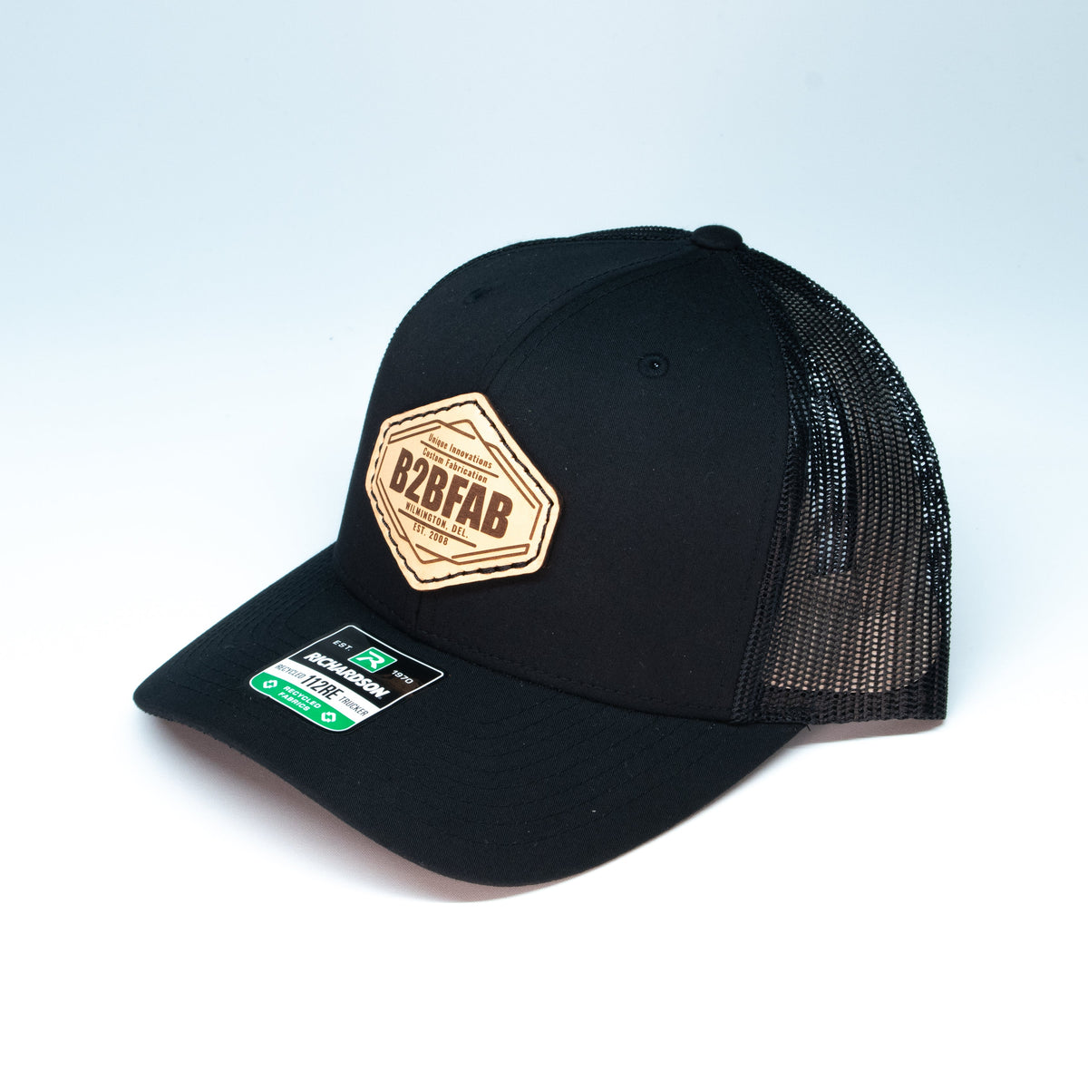 B2BFAB Leather Patch Snapback Hat