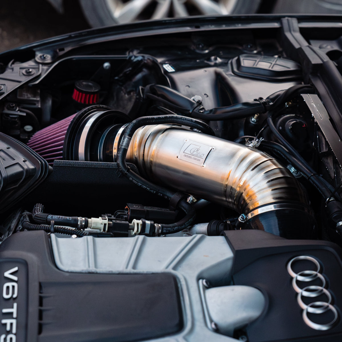 GAS Omega 102mm Titanium Intake, B8 S4/S5 3.0T