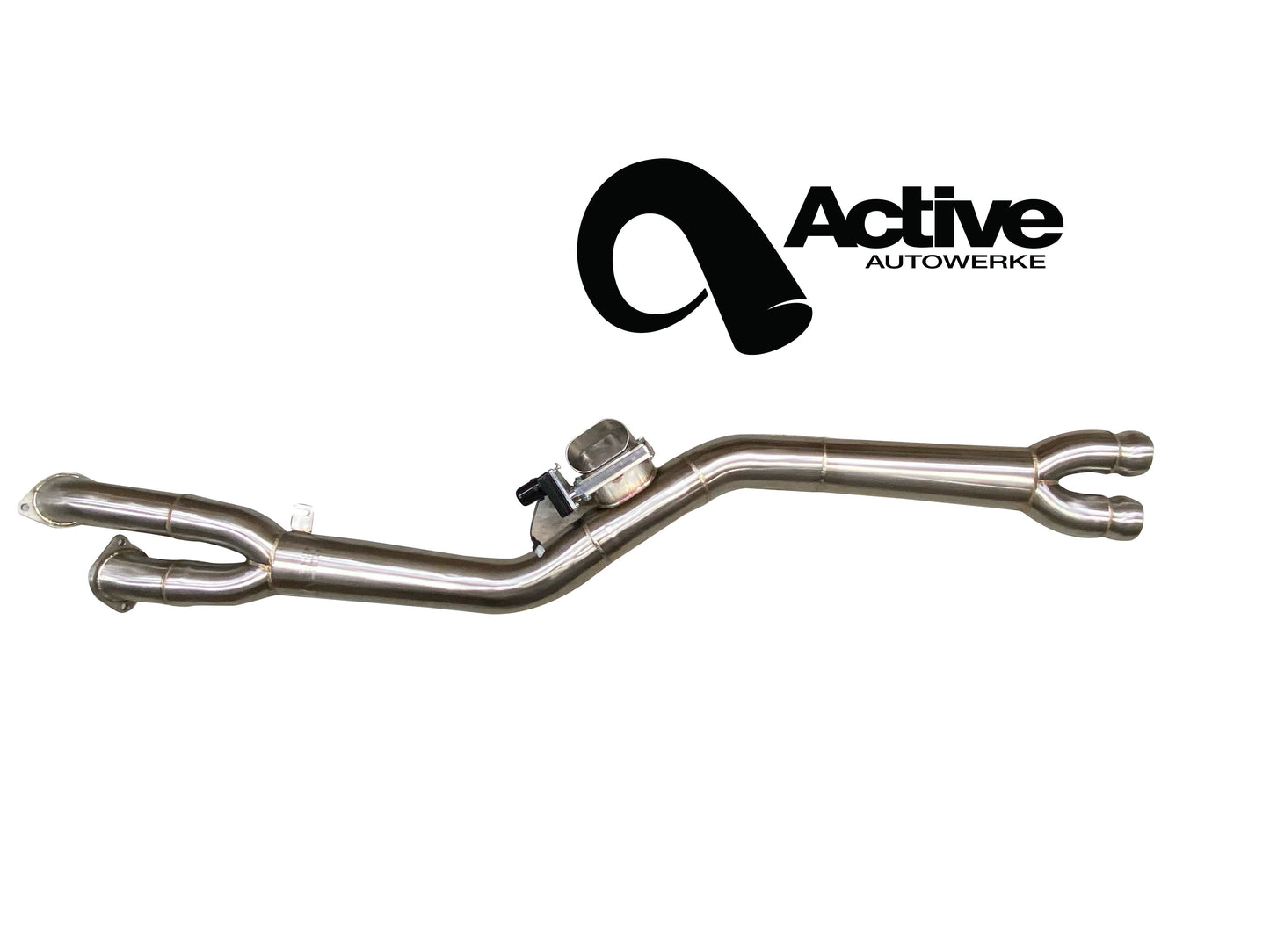 Active Autowerke G87 M2 Signature single mid-pipe with G87-brace and $90 fixed price shipping in lower 48 states
