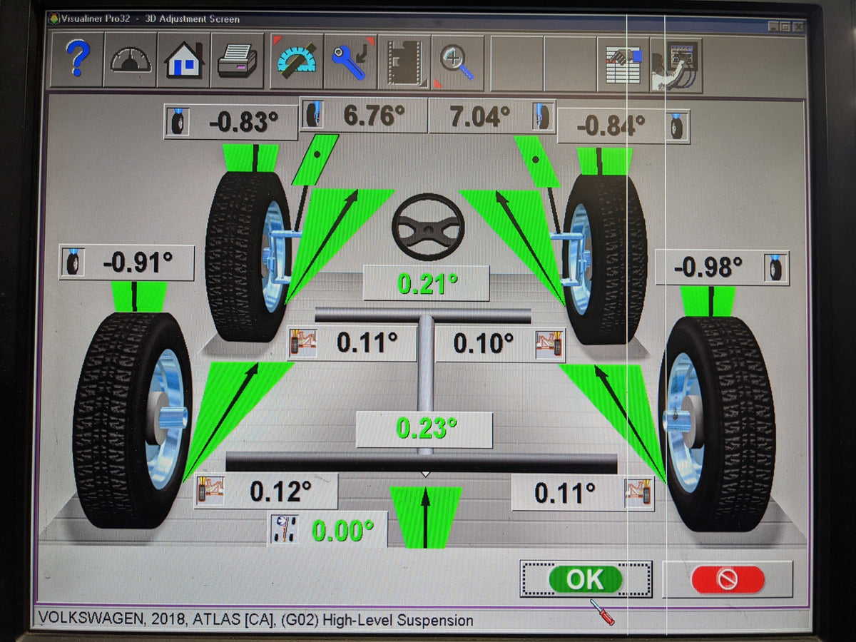 B2BFAB VW Mk8 Camber Correcting Lift Kit