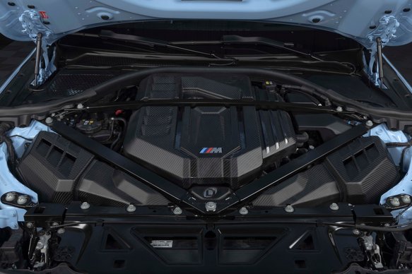 Dinan Matte Carbon Fiber Engine Cover - 2021-2025 BMW M2/M3/M4 Matte Carbon Fiber - G80/G82/G87