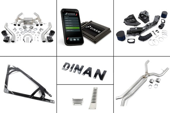 Dinan G87 M2 Experience Package (E1) Dinan PCU / Gloss Intake / Gloss Brace / Black Exhaust / X-Pipe / ZF8 Pedal Pads
