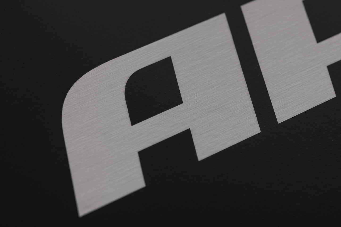 APR License Plate - Silver on Black