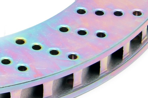 Dinan by Brembo Replacement Rotor Set - BMW 1/3/5/6-Series/Z4/X5 Rear - 345 x 28mm - Drilled - E39/E45/E53/E60/E63/E64/E82/E85/E88/E90/E92/E93