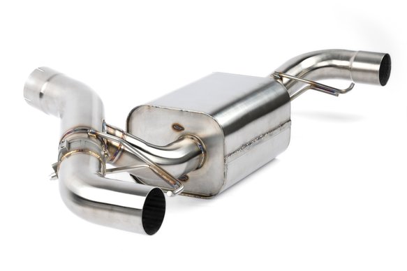 Dinan Valved Axle-Back Exhaust - 2019-2024 BMW 330i/430i Stainless Steel - Polished Tips - G20/G22