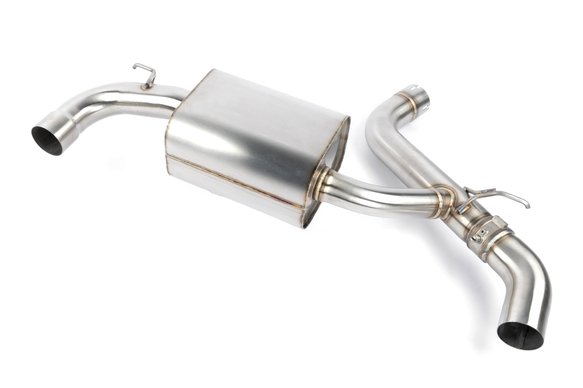 Dinan Valved Axle-Back Exhaust - 2021-2024 Toyota GR Supra 2.0 Stainless Steel - Polished Tips - A90