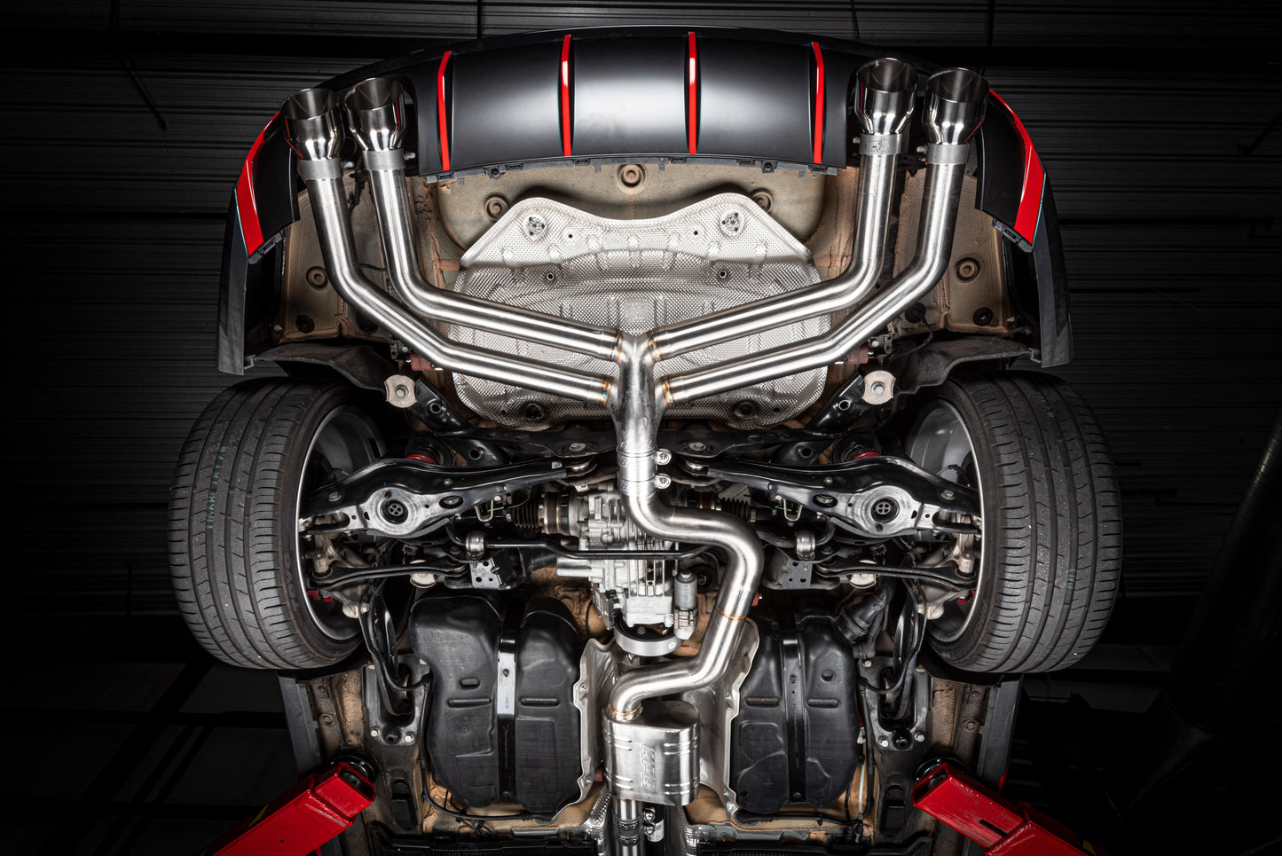 APR Catback Exhaust System (Valveless) - S3 Sedan (8V)