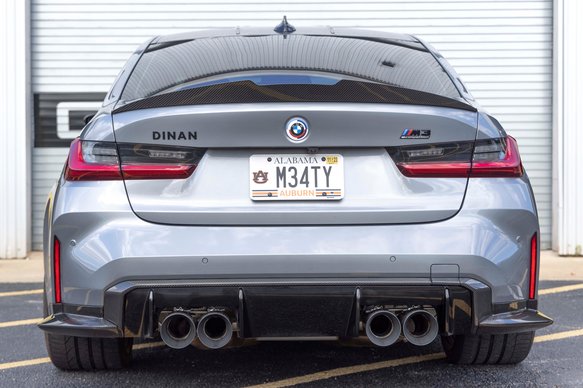 Dinan Rear Deck Spoiler - 2021-2025 BMW M3 Carbon Fiber - G80