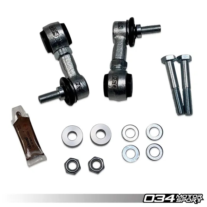 Dynamic+ Adjustable Rear Sway Bar End Link Kit for B8/8.5 Audi A4/S4, A5/S5, Q5/SQ5 & C7/C7.5 A6/S6/RS6, A7/S7/RS7, & 95B Porsche Macan
