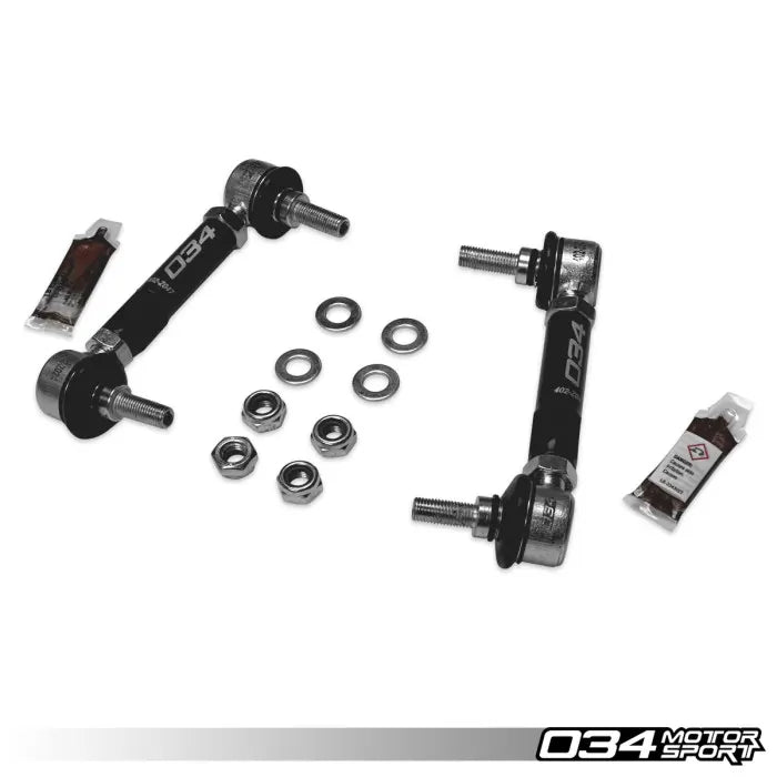 Dynamic+ Billet Adjustable Rear Sway Bar End Links, BMW F2x/F3x/G2x Chassis