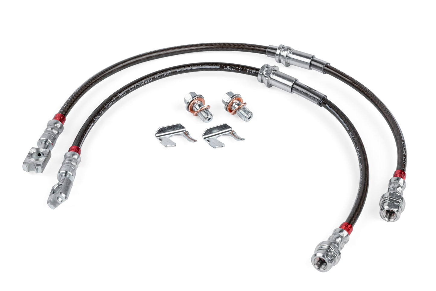 APR Braided Stainless Steel Brake Lines (Set of 2) - Front